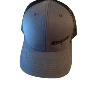 Richfield Classic Yupoong Snapback Baseball cap Gray Black Adjustable mesh back